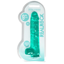 Real Rock Crystal Gode Crystal Clear 19 x 4.5cm Vert